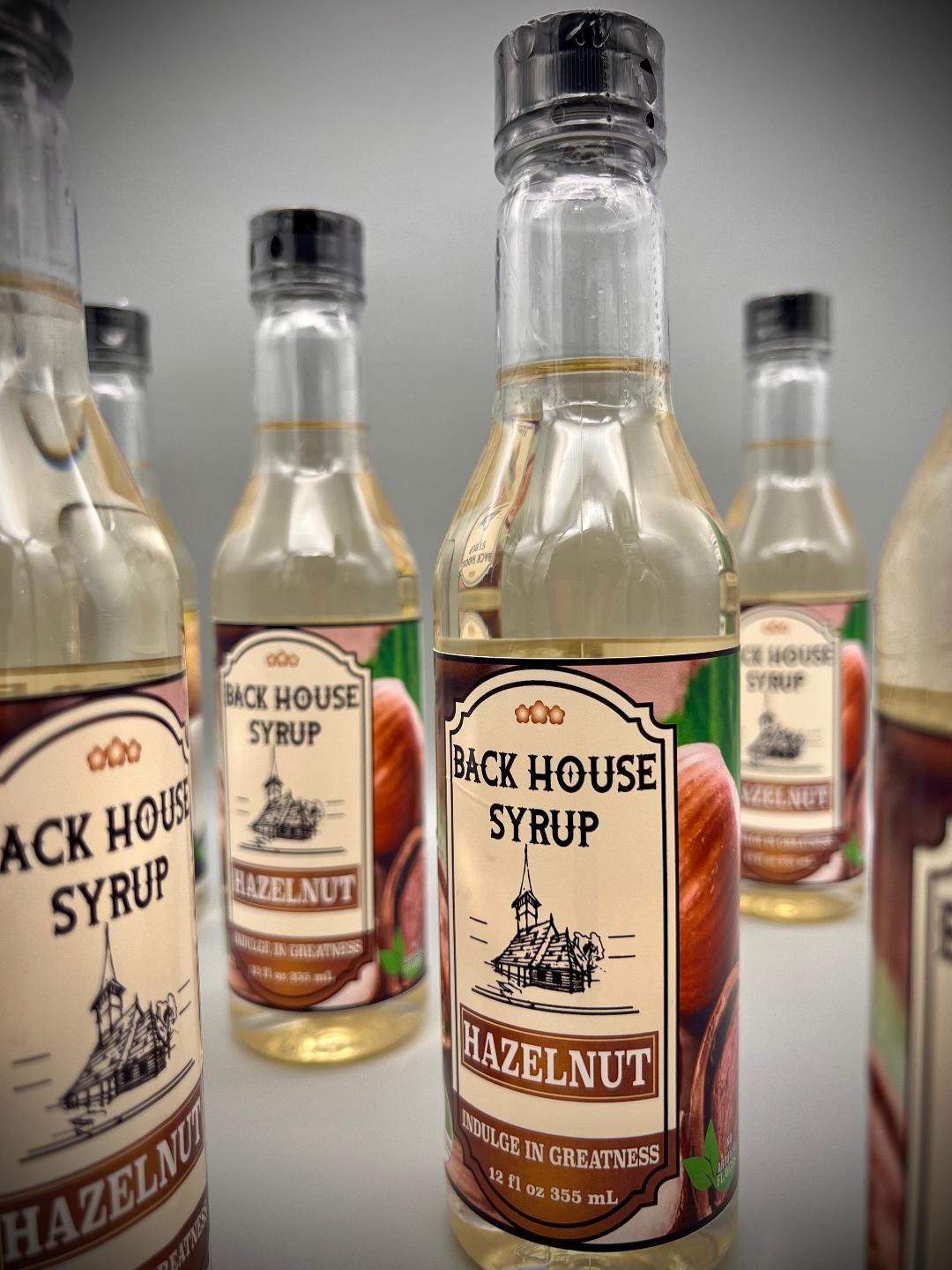 HAZELNUT SYRUP - Back House Syrup