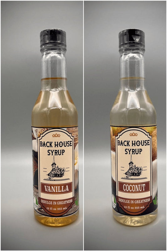 VANILLA AND COCONUT SYRUP BUNDLE - Back House Syrup