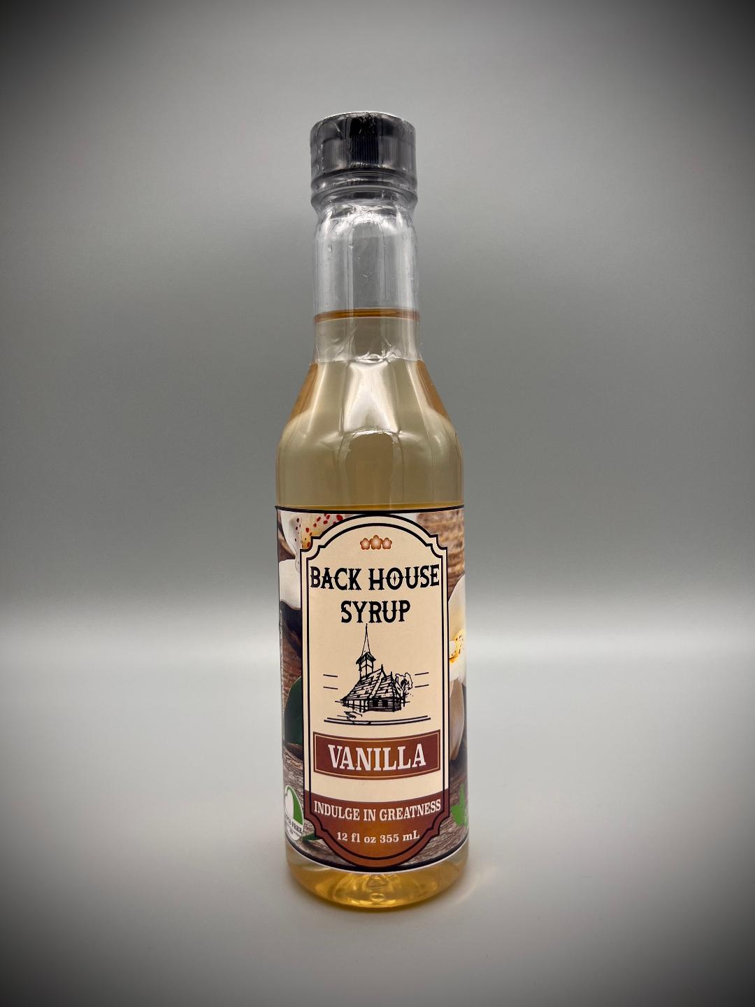 VANILLA SYRUP - Back House Syrup