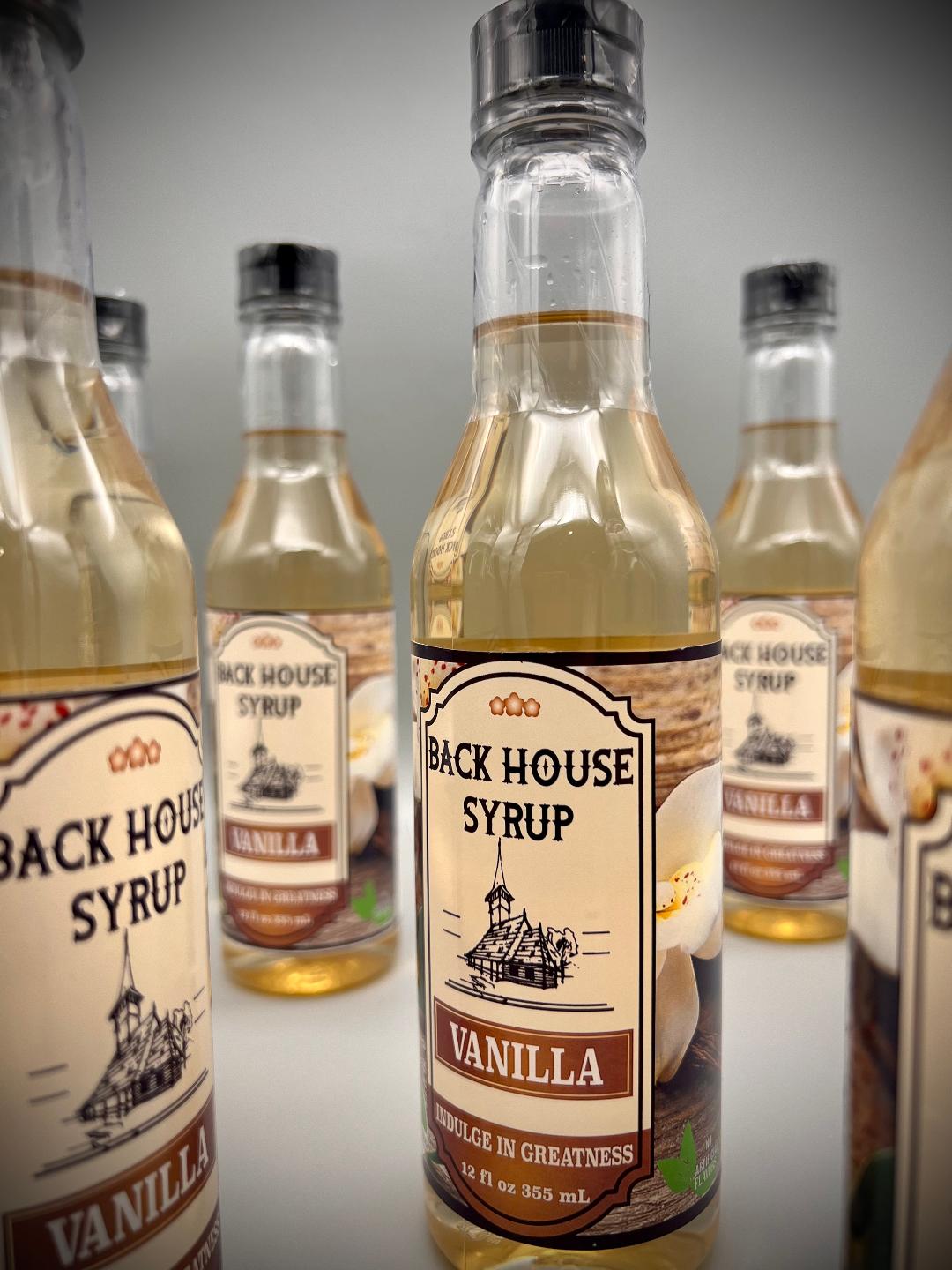 VANILLA SYRUP - Back House Syrup